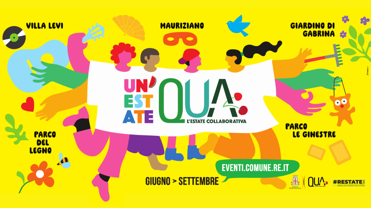 Un’estate QUA: l’estate collaborativa nei parchi rigenerati di Reggio Emilia